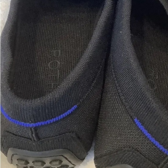 Rothy's The Driving Loafer Men Sz 12 Navy Blue Knit Fabric Slip On Casual - Picture 7 of 8